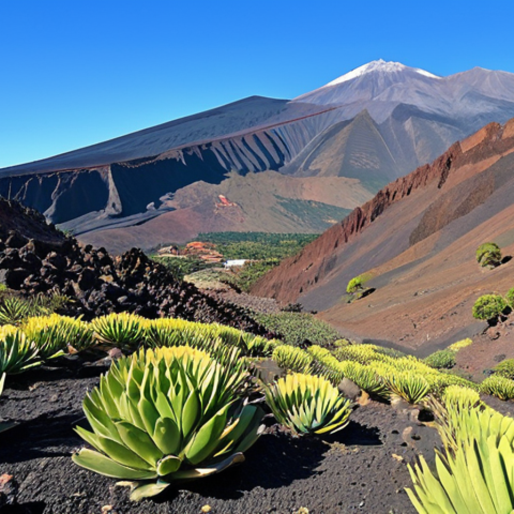 카나리아제도 유명 관광지 - Teide National Park**

"Majestic volcanic landscape of Teide National Park, Tenerife, Canary Islands...