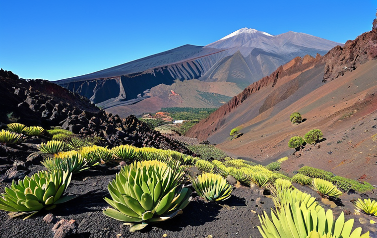 카나리아제도 유명 관광지 - Teide National Park**

"Majestic volcanic landscape of Teide National Park, Tenerife, Canary Islands...